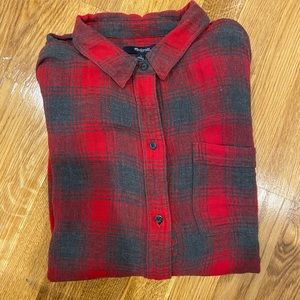 Madewell Flannel Popover shirt